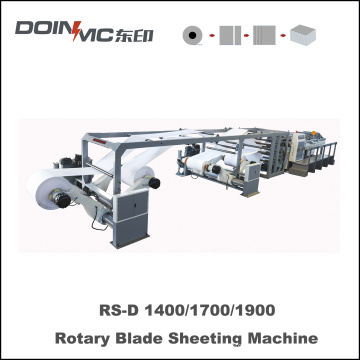 Máquina de cortador de papel de folha de lâmina rotativa única